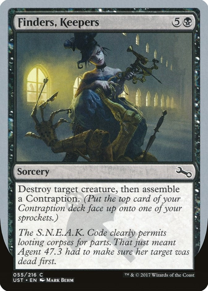 Image for Finders, Keepers (Unstable) (55) - Magic: The Gathering