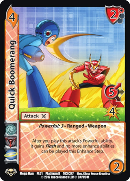 Image for Quick Boomerang (Capcom Platinum Series) (103) - UniVersus