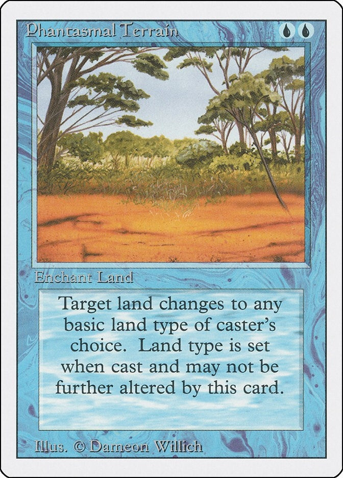 Image for Phantasmal Terrain (Revised Edition) - Magic: The Gathering