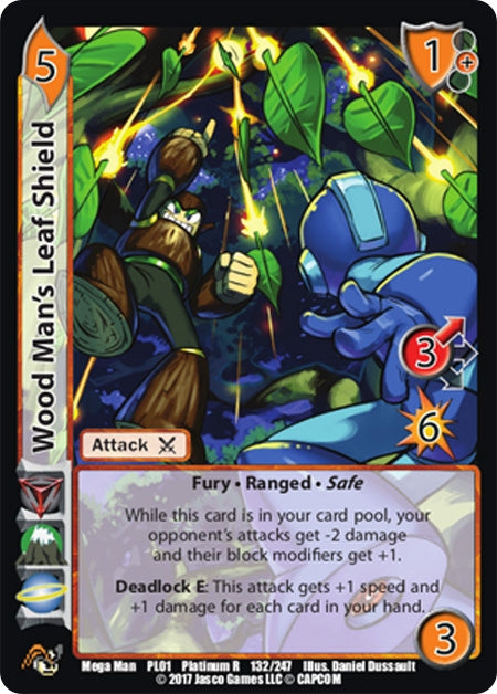 Image for Wood Man's Leaf Shield (Capcom Platinum Series) (132) - UniVersus