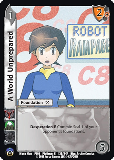 Image for A World Unprepared (Capcom Platinum Series) (139) - UniVersus