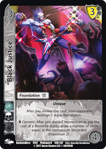 Image for "Black Justice" (Capcom Platinum Series) (148) - UniVersus