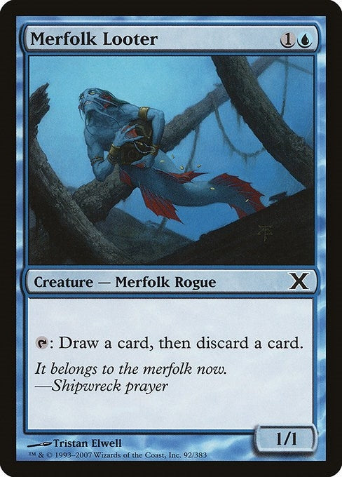Image for Merfolk Looter (10th Edition) (92) - Magic: The Gathering