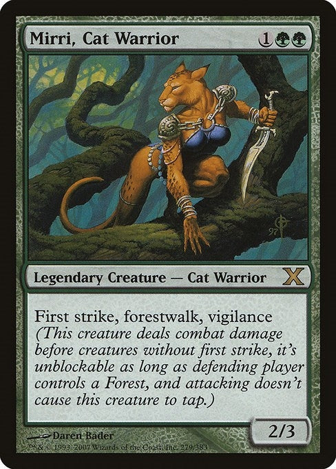 Image for Mirri, Cat Warrior (10th Edition) (279) - Magic: The Gathering