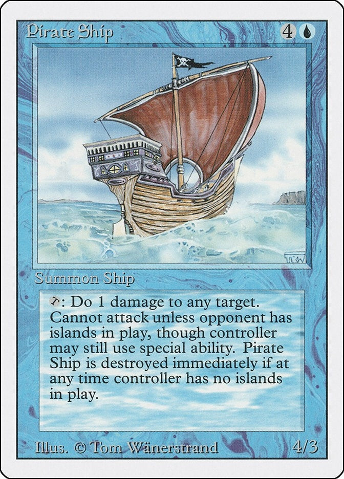 Image for Pirate Ship (Revised Edition) - Magic: The Gathering