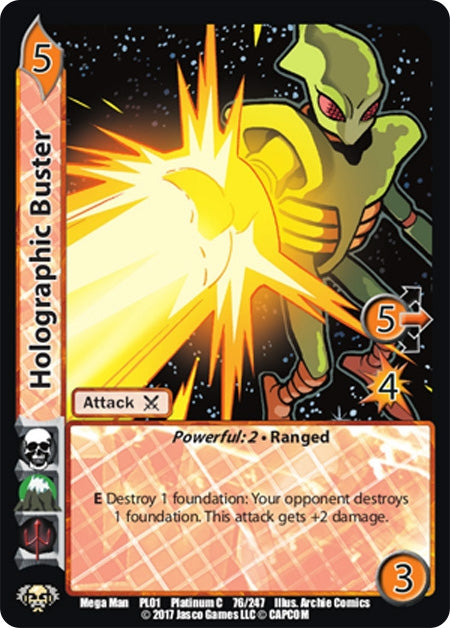 Image for Holographic Buster (Capcom Platinum Series) (76) - UniVersus