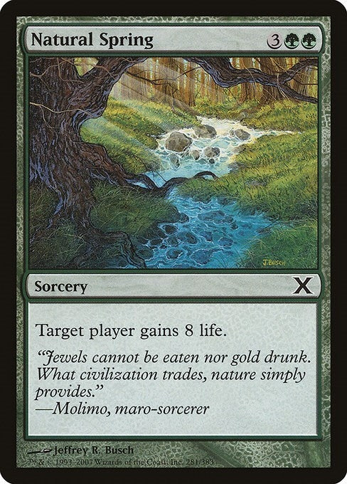 Image for Natural Spring (10th Edition) (281) - Magic: The Gathering