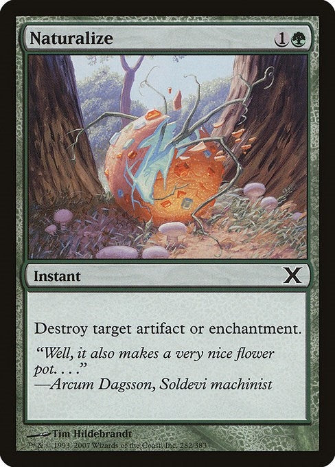 Image for Naturalize (10th Edition) (282) - Magic: The Gathering
