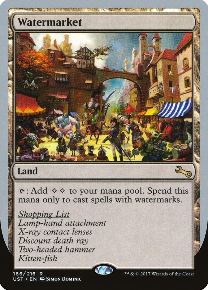Image for Watermarket (Unstable) (166) - Magic: The Gathering