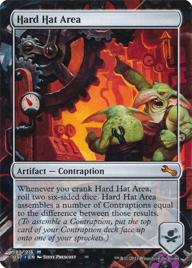 Image for Hard Hat Area (Unstable) (187) - Magic: The Gathering