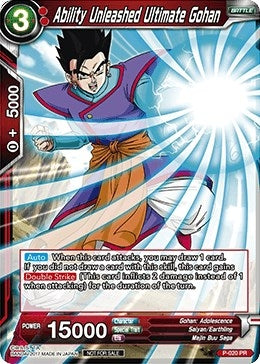 Image for Ability Unleashed Ultimate Gohan (Promotion Cards) (P-020) - Dragon Ball Super: Masters