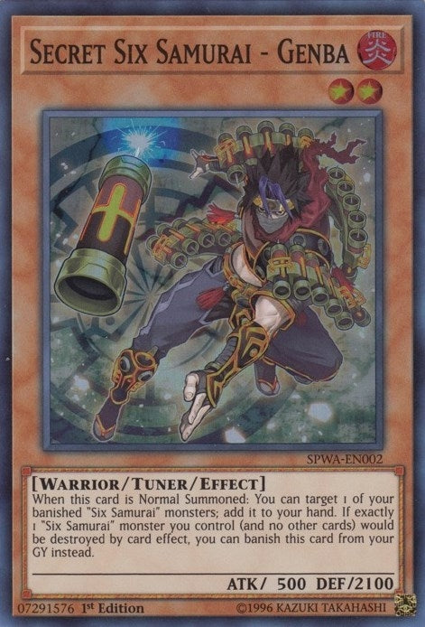 Image for Secret Six Samurai - Genba (Spirit Warriors) (SPWA-EN002) - YuGiOh