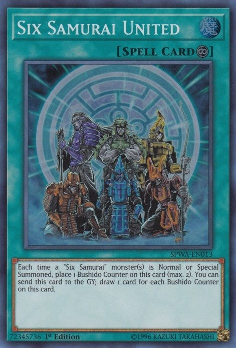 Image for Six Samurai United (Spirit Warriors) (SPWA-EN013) - YuGiOh