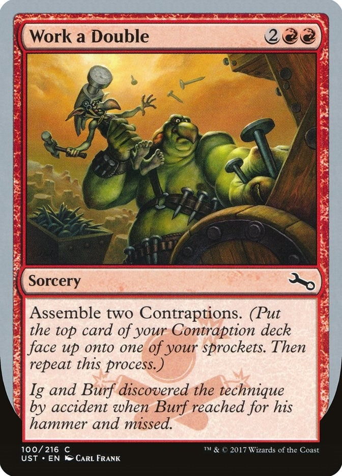 Image for Work a Double (Unstable) (100) - Magic: The Gathering