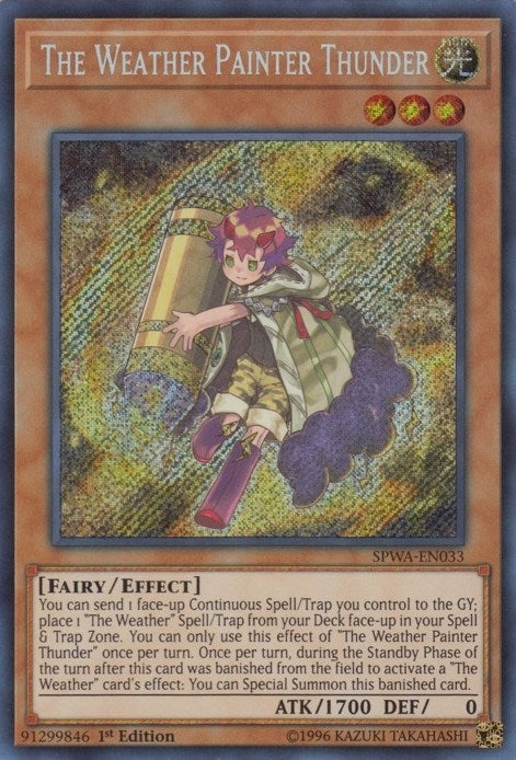 Image for The Weather Painter Thunder (Spirit Warriors) (SPWA-EN033) - YuGiOh