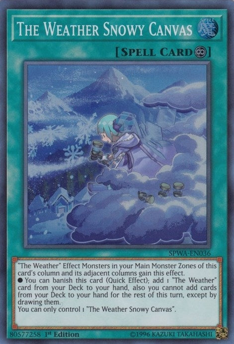 Image for The Weather Snowy Canvas (Spirit Warriors) (SPWA-EN036) - YuGiOh
