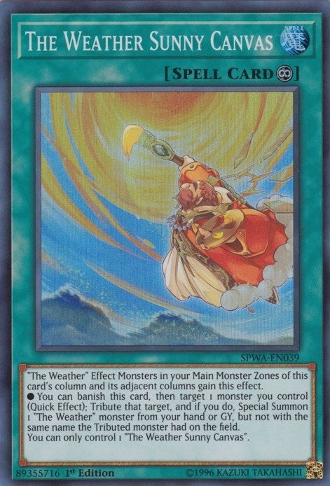Image for The Weather Sunny Canvas (Spirit Warriors) (SPWA-EN039) - YuGiOh