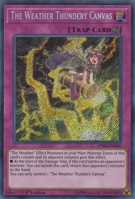 Image for The Weather Thundery Canvas (Spirit Warriors) (SPWA-EN040) - YuGiOh