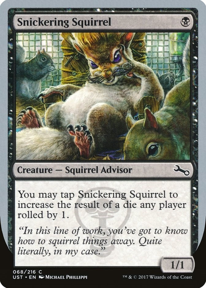 Image for Snickering Squirrel (Unstable) (68) - Magic: The Gathering