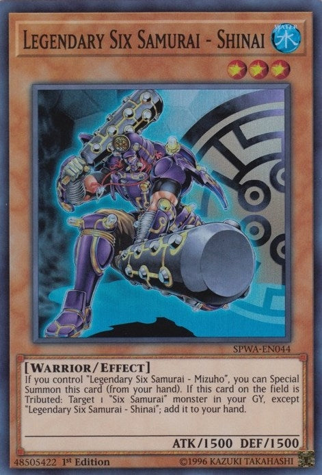 Image for Legendary Six Samurai - Shinai (Spirit Warriors) (SPWA-EN044) - YuGiOh