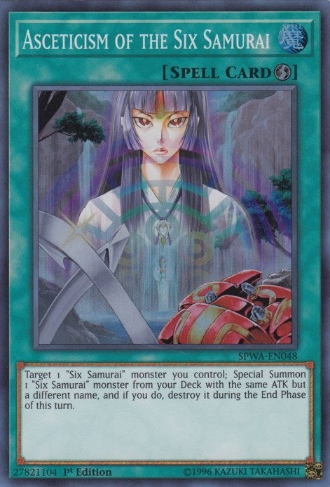 Image for Asceticism of the Six Samurai (Spirit Warriors) (SPWA-EN048) - YuGiOh