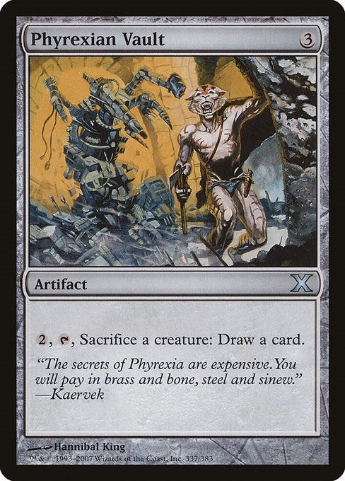 Image for Phyrexian Vault (10th Edition) (337) - Magic: The Gathering