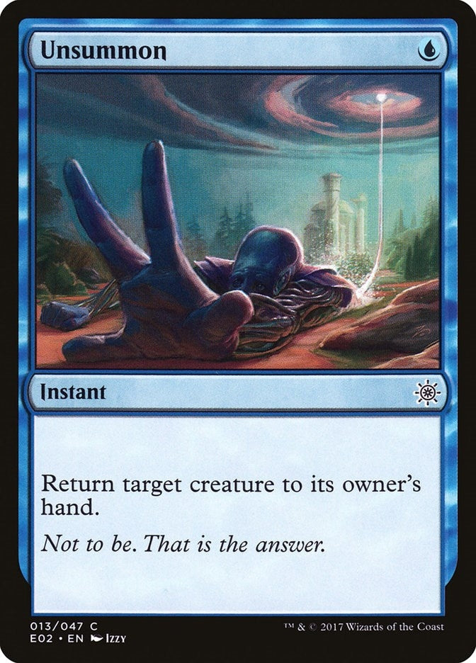 Image for Unsummon (Explorers of Ixalan) (13) - Magic: The Gathering