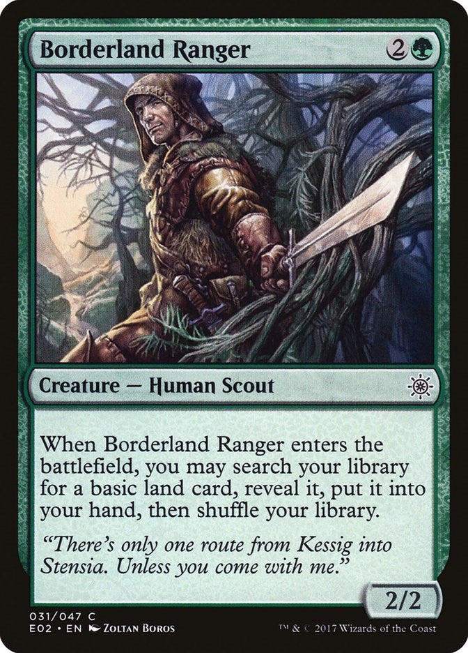 Image for Borderland Ranger (Explorers of Ixalan) (31) - Magic: The Gathering