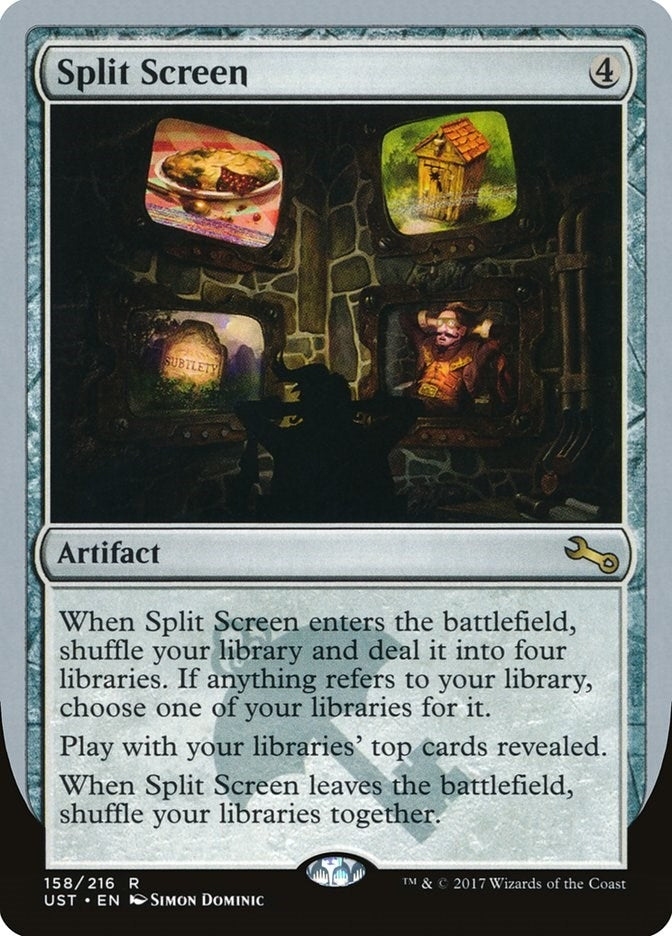 Image for Split Screen (Unstable) (158) - Magic: The Gathering