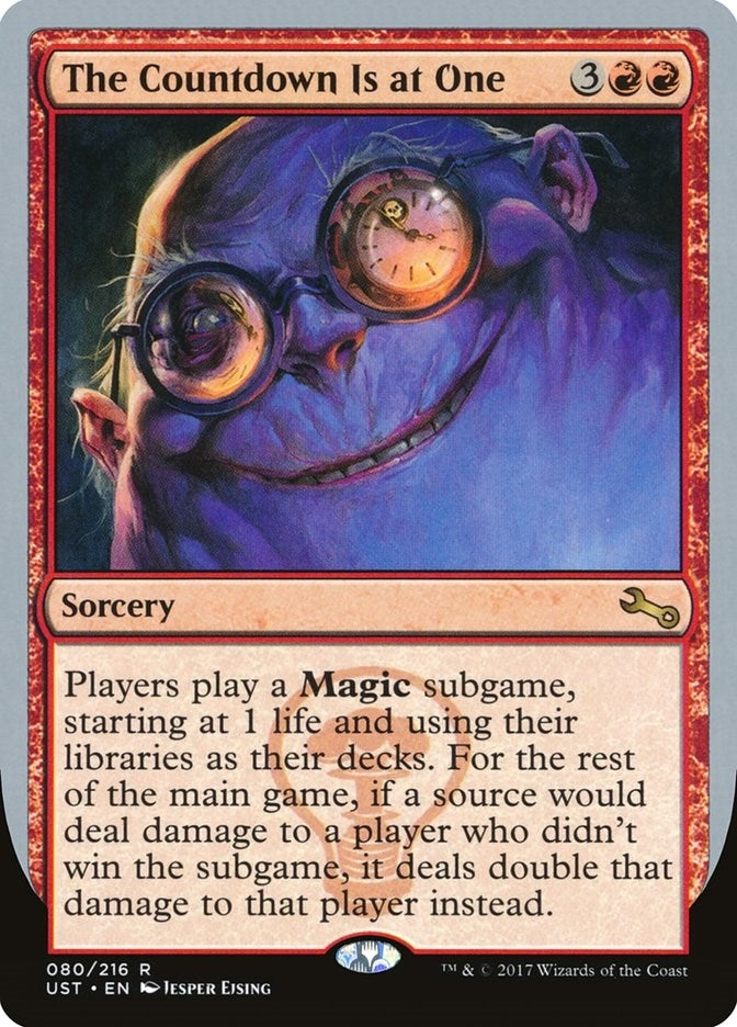 Image for The Countdown Is at One (Unstable) (80) - Magic: The Gathering