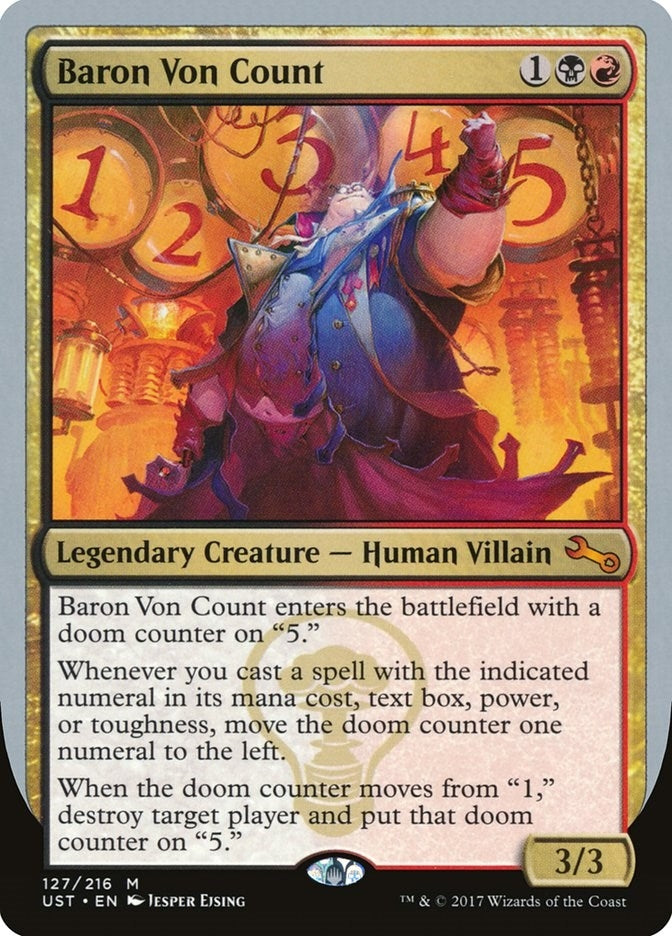 Image for Baron Von Count (Unstable) (127) - Magic: The Gathering