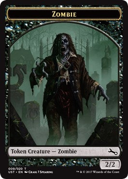 Image for Zombie Token (Unstable) (9) - Magic: The Gathering