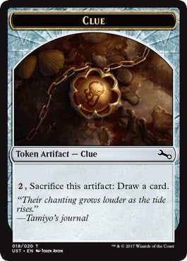 Image for Clue Token (Unstable) (18) - Magic: The Gathering