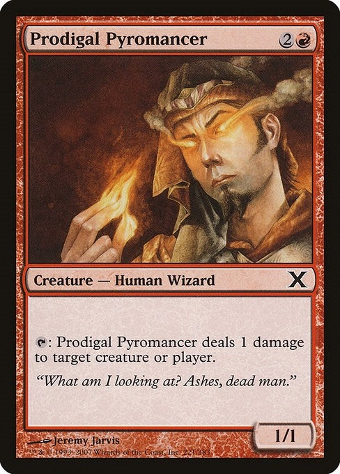 Image for Prodigal Pyromancer (10th Edition) (221) - Magic: The Gathering