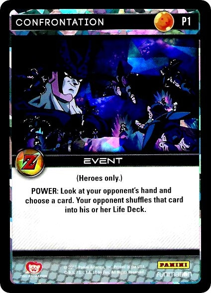 Image for Confrontation (Awakening) (Panini Promo Cards) (P1) - Dragon Ball Z TCG