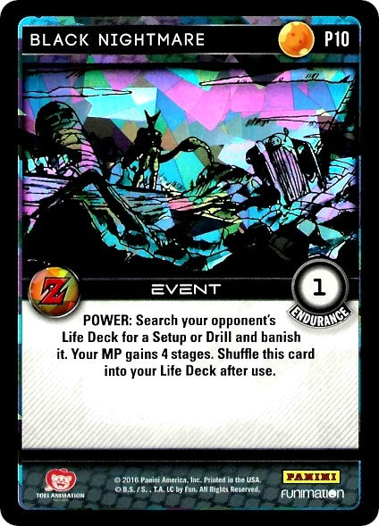 Image for Black Nightmare (Awakening) (Panini Promo Cards) (P10) - Dragon Ball Z TCG