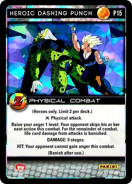 Image for Heroic Dashing Punch (Awakening) (Panini Promo Cards) (P15) - Dragon Ball Z TCG
