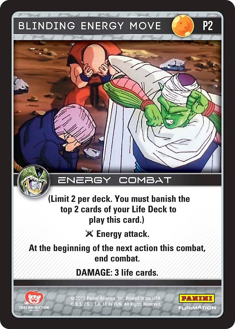 Image for Blinding Energy Move (Perfection) (Panini Promo Cards) (P2) - Dragon Ball Z TCG