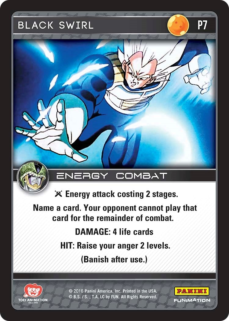 Image for Black Swirl (Perfection) (Panini Promo Cards) (P7) - Dragon Ball Z TCG