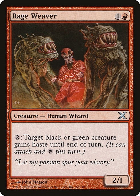 Image for Rage Weaver (10th Edition) (223) - Magic: The Gathering