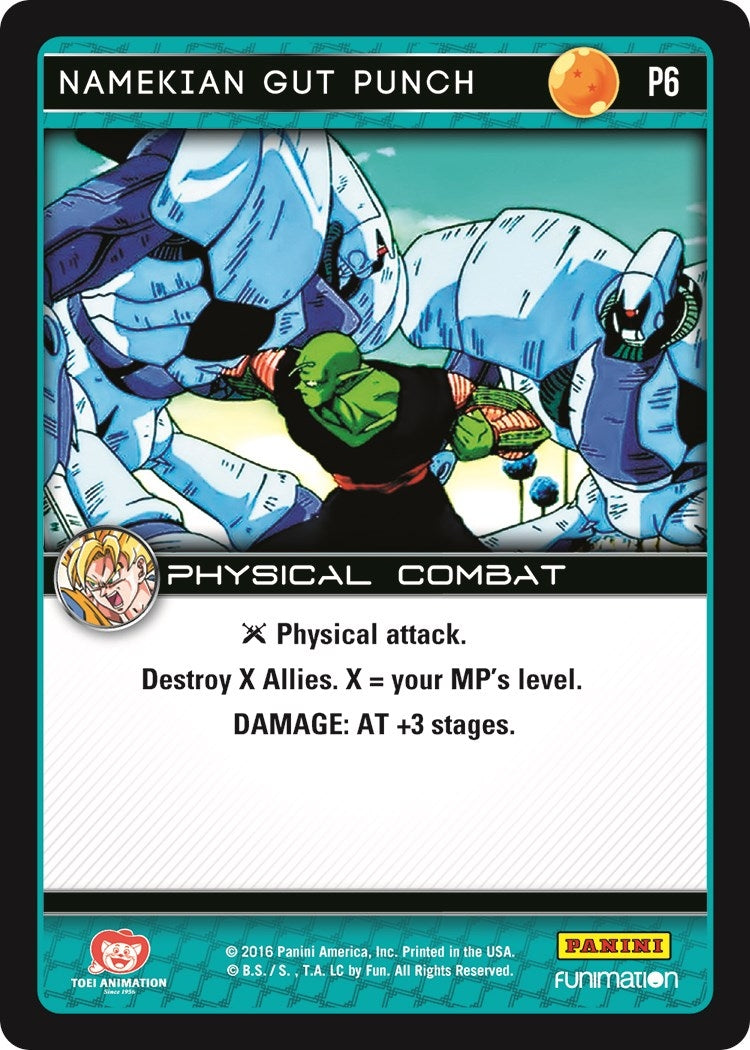 Image for Namekian Gut Punch (Vengeance) (Panini Promo Cards) (P6) - Dragon Ball Z TCG