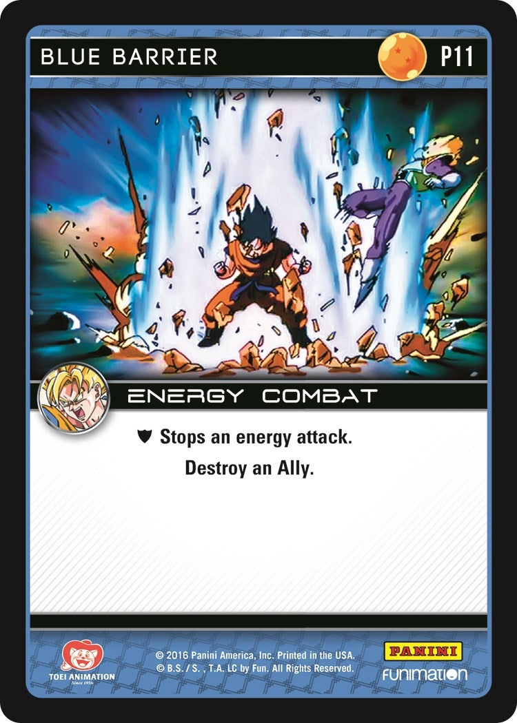 Image for Blue Barrier (Vengeance) (Panini Promo Cards) (P11) - Dragon Ball Z TCG