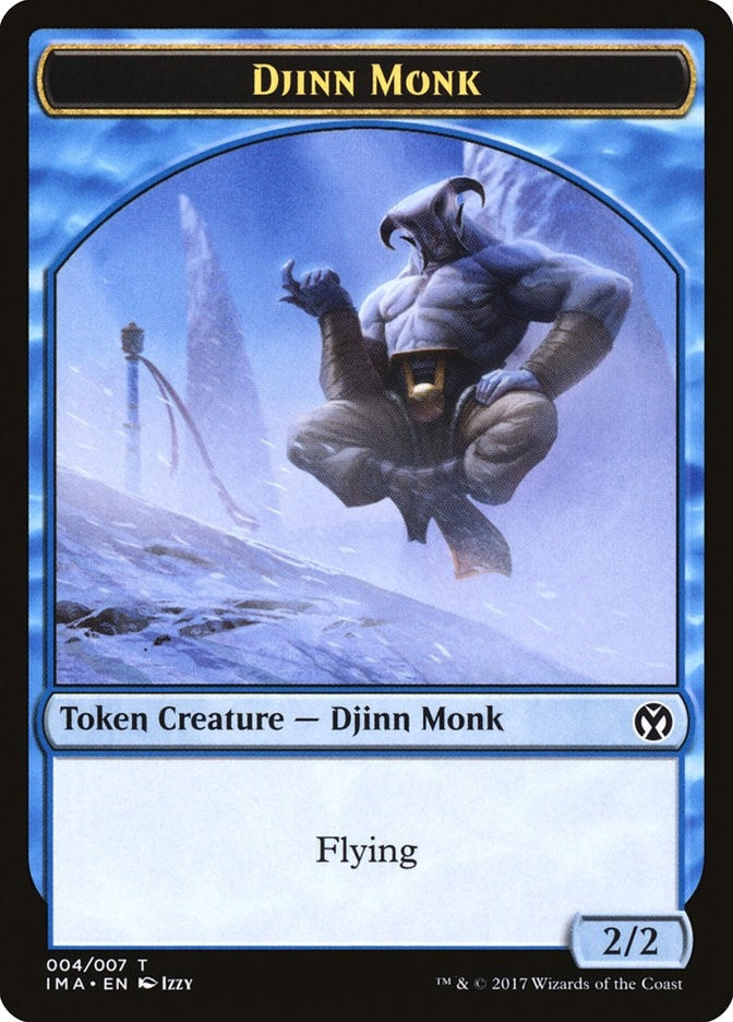 Image for Djinn Monk Token (004) (Iconic Masters) (4) - Magic: The Gathering