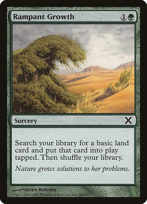 Image for Rampant Growth (10th Edition) (288) - Magic: The Gathering