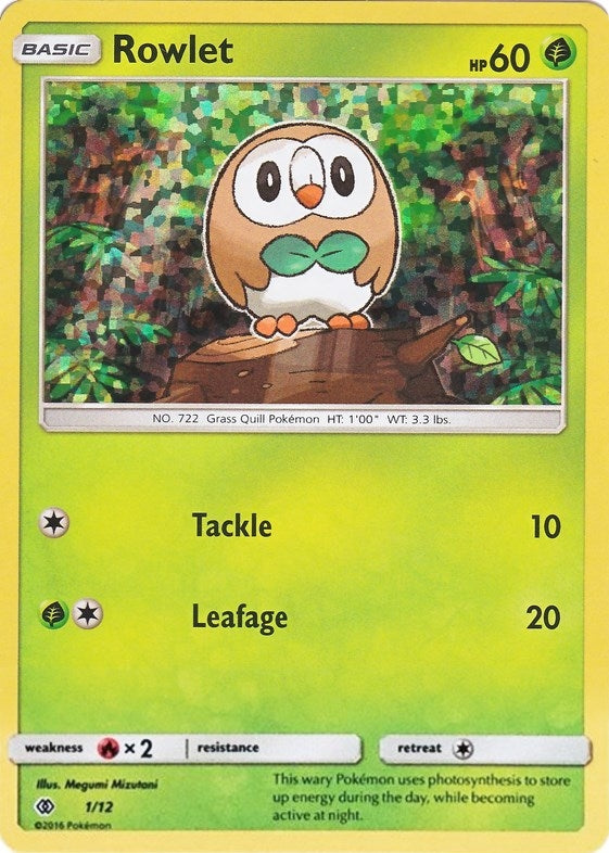 Image for Rowlet (McDonald's Promos 2017) (001/012) - Pokemon