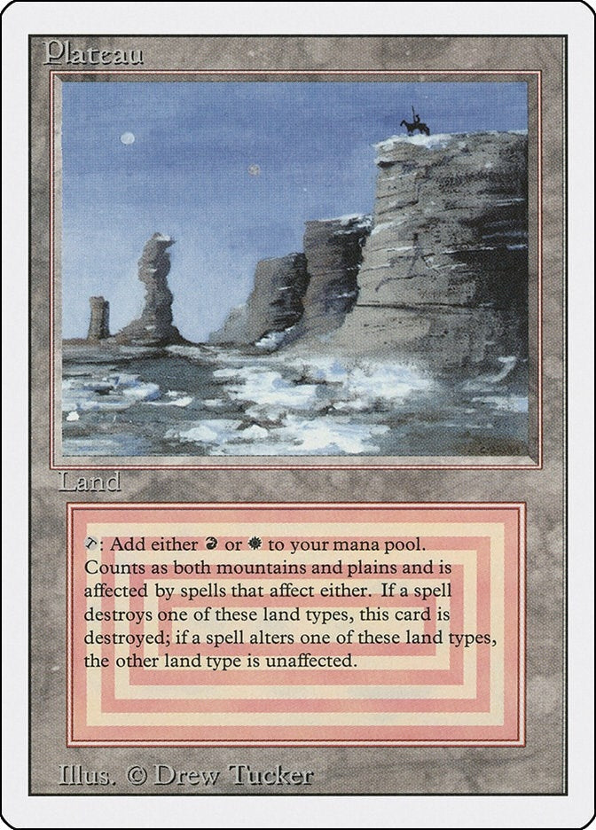 Image for Plateau (Revised Edition) - Magic: The Gathering