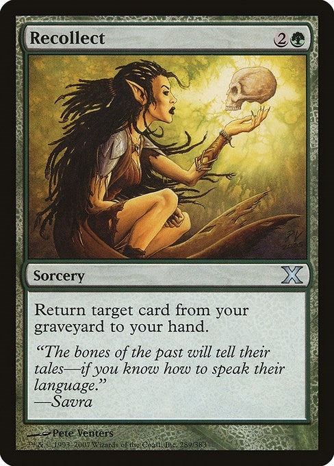 Image for Recollect (10th Edition) (289) - Magic: The Gathering