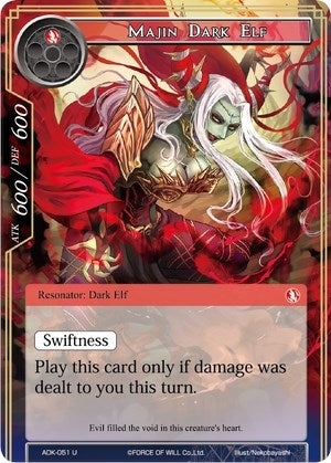 Image for Majin Dark Elf (Advent of the Demon King) (ADK-051) - Force of Will