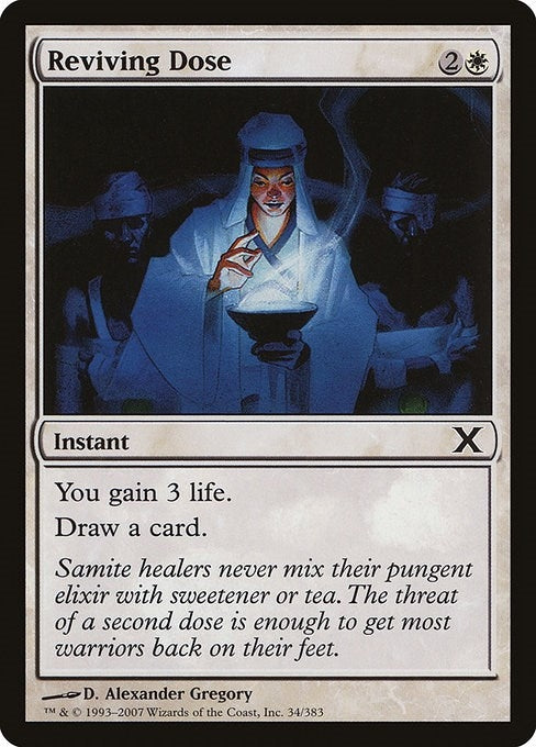 Image for Reviving Dose (10th Edition) (34) - Magic: The Gathering