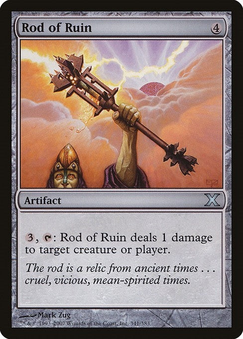 Image for Rod of Ruin (10th Edition) (341) - Magic: The Gathering